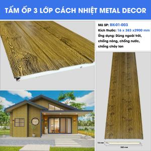 TẤM ỐP PANEL HÀ LINH - VẬT LIỆU TRANG TRÍ NGOẠI THẤT MỚI 2026