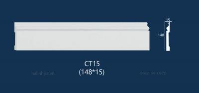 Chân tường PS trơn CT15
