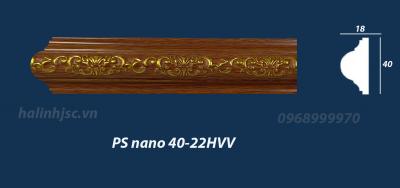 Ngang tường ps vân gỗ hoa văn vàng chuyên dụng cho tấm ốp nano 40-22HVV