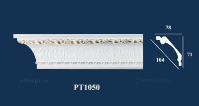 Sản phẩm PS trắng vàng - Phào trần hoa văn PT1050