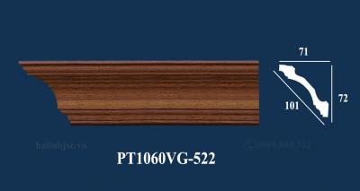 Phào cổ trần PS vân gỗ cao cấp PT1060VG-522