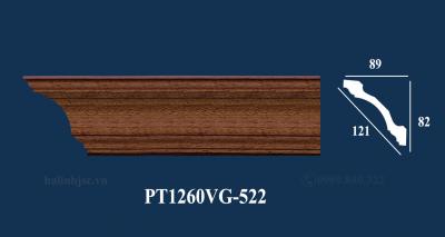 Phào chỉ  cổ trần PS vân gỗ PT1260VG-522