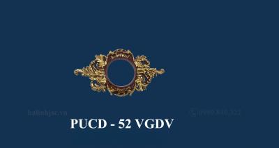 Chao đèn vân gỗ PU PUCD-52 VGDV