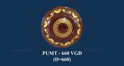 Mâm trần pu vân gỗ cao cấp PUMT -660 VGĐ
