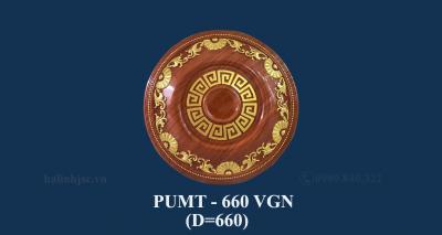 Mâm trần pu vân gỗ cao cấp PUMT -660 VGN