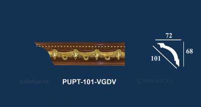 Phào chỉ PU vân gỗ PUPT-101-VGDV