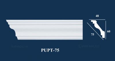 Phào góc trần PUPT-75 - Giá phào chỉ nhựa nẹp tường, phào nhựa PU ...