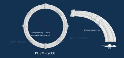 Mâm Vòm Trần PU Cao Cấp PUMV - 2000